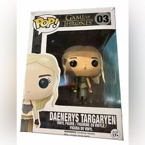 3 Funko Pop! Game of Thrones Vinyl Figures Daenerys #03/John Snow #07/Tyrion #21